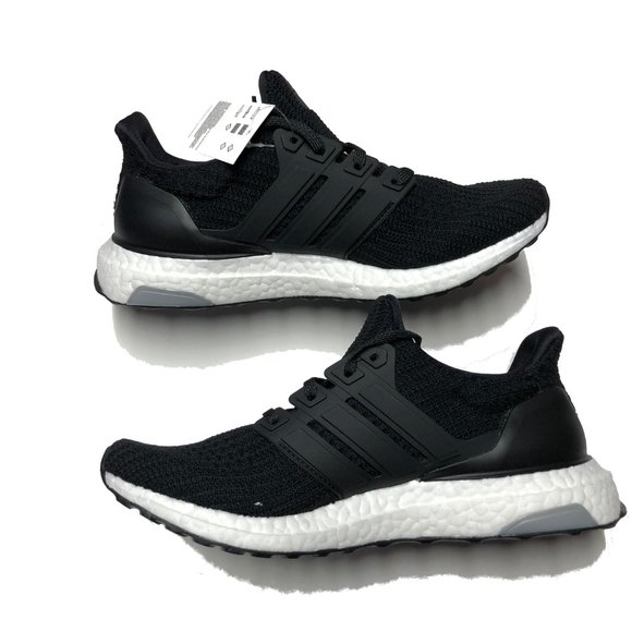 adidas Ultraboost Black / White Womens Shoes - Picture 3 of 6